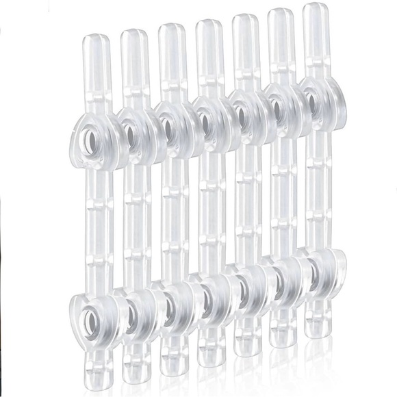 5pc Clear Floral Boutonniere Magnetic Holder Sticks - Picture 1 of 5